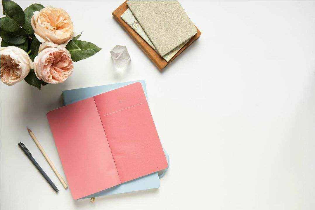 Open bullet journal spread